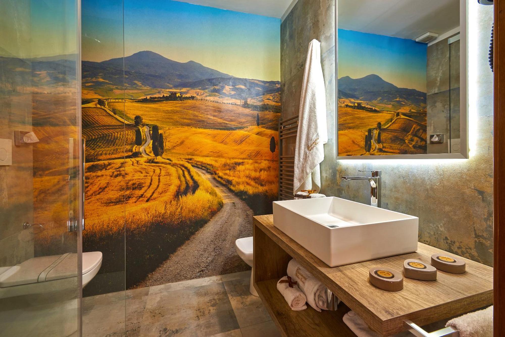 Casanova - Panoramic Rooms And Suites San Quirico dʼOrcia Exterior foto